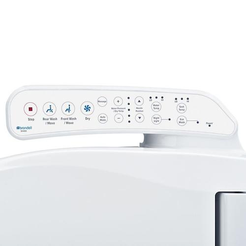 Brondell Swash SE400 Elongated Bidet Toilet Seat in White