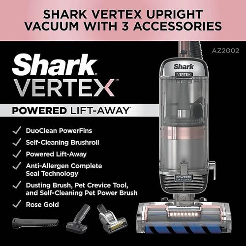 Shark® Vertex DuoClean® PowerFins Upright Vacuum Powered Lift-away® & Self-Cleaning Brushroll