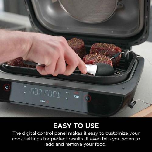 Ninja® Foodi™ Smart XL 6-in-1 Indoor Grill with 4-qt Air Fryer, Roast, Bake, Broil, Dehydrate