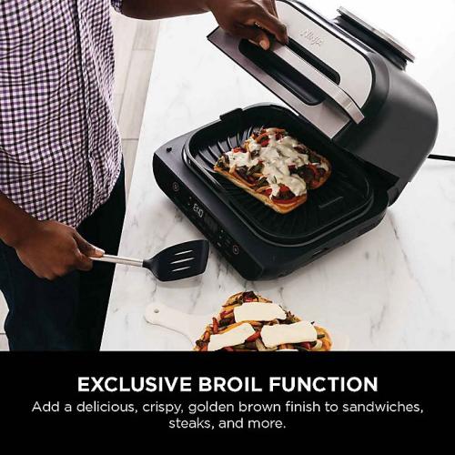Ninja® Foodi™ Smart XL 6-in-1 Indoor Grill with 4-qt Air Fryer, Roast, Bake, Broil, Dehydrate