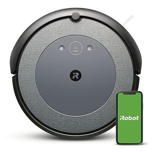 Black and Grey iRobot® Roomba® i3 (3150) Wi-Fi® Connected Robot Vacuum