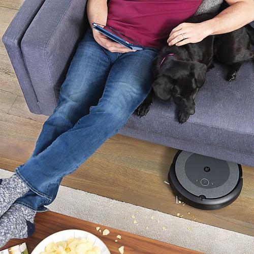 Black and Grey iRobot® Roomba® i3 (3150) Wi-Fi® Connected Robot Vacuum