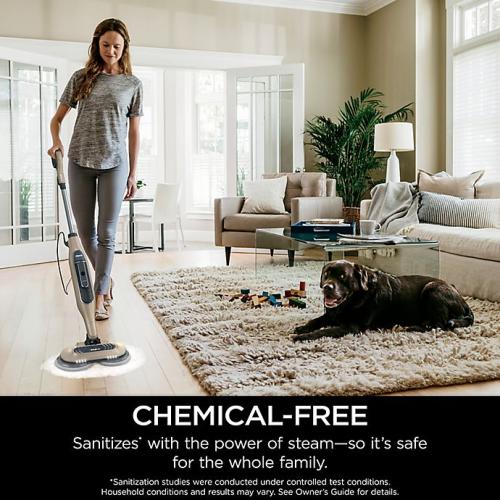 Shark® Steam & Scrub Steam Mop in Green/Silver