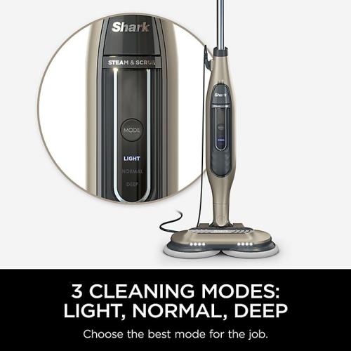 Shark® Steam & Scrub Steam Mop in Green/Silver