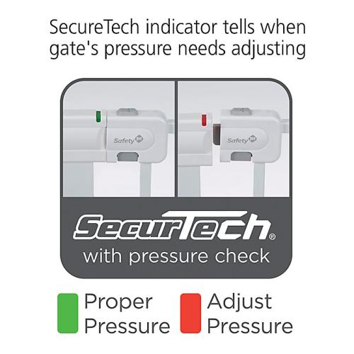 Safety 1st® Easy Install Extra Tall and Wide Gate in White