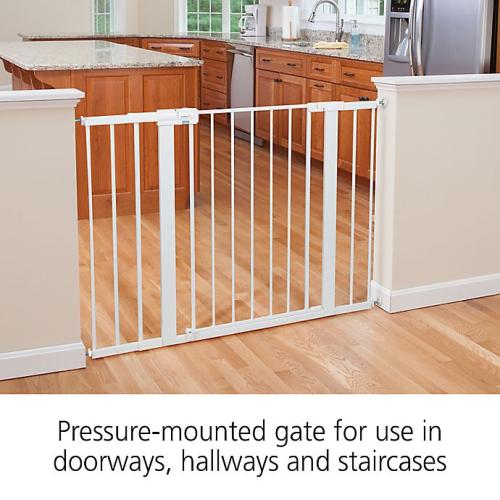 Safety 1st® Easy Install Extra Tall and Wide Gate in White