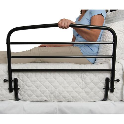 Stander EZ Adjust 30-Inch Bed Rail in Black
