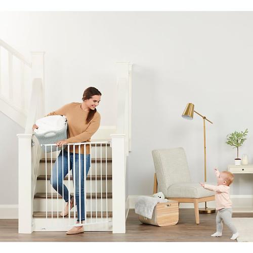Regalo® Top of Stair Extra Tall Safety Gate in White