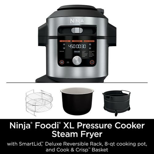 Ninja® Foodi® Pressure Cooker Steam Fryer in Stainless Steel/Black