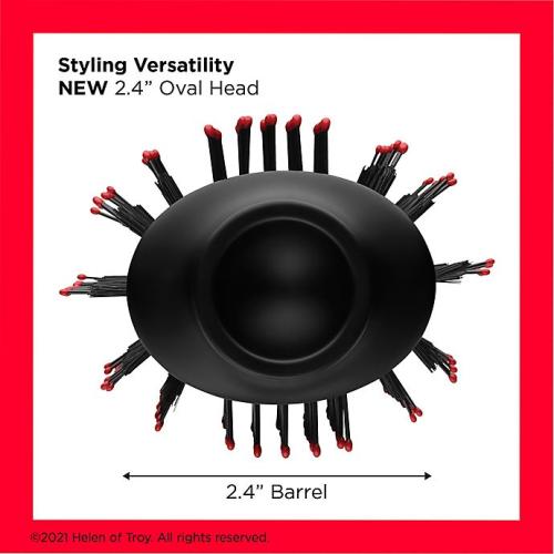 Color Black and red Revlon® Detachable One-Step Hair Dryer and Volumizer PLUS in Black/Red