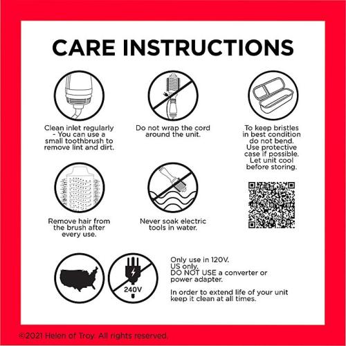 Color Black and red Revlon® Detachable One-Step Hair Dryer and Volumizer PLUS in Black/Red