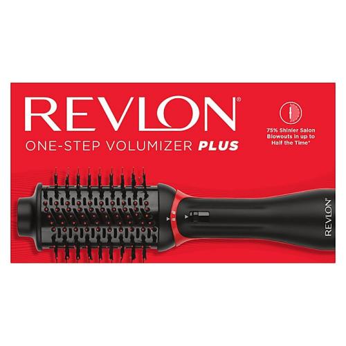 Color Black and red Revlon® Detachable One-Step Hair Dryer and Volumizer PLUS in Black/Red