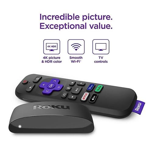 Roku Express 4K  Streaming Media Player in Black