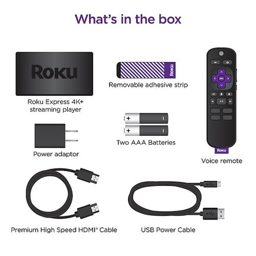 Roku Express 4K  Streaming Media Player in Black