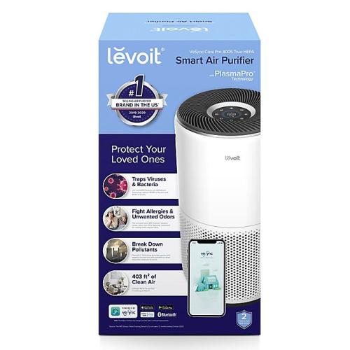 Levoit PlasmaPro™ 400S Smart True HEPA Air Purifier in White