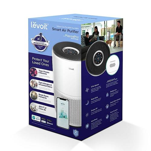 Levoit PlasmaPro™ 400S Smart True HEPA Air Purifier in White
