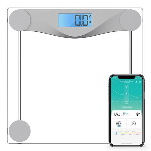 Etekcity Smart Body Weight Scale in Silver