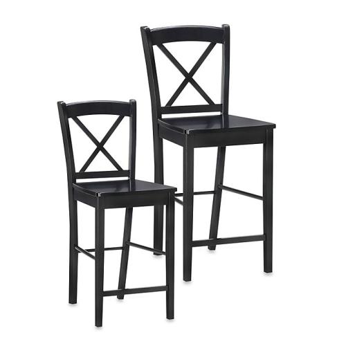 X-Back Stool in Black ONE CHAIR