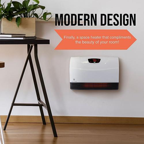 White Heat Storm Phoenix Wall Mounted Infrared Heater with WiFi