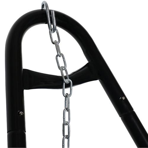 Sunnydaze Decor Steel Universal Hammock Stand in Black