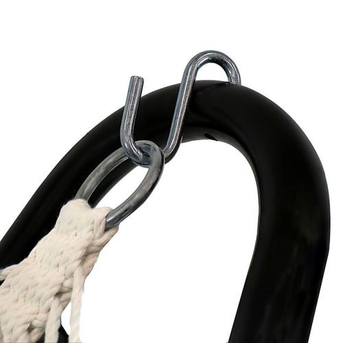 Sunnydaze Decor Steel Universal Hammock Stand in Black