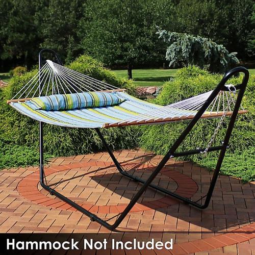 Sunnydaze Decor Steel Universal Hammock Stand in Black