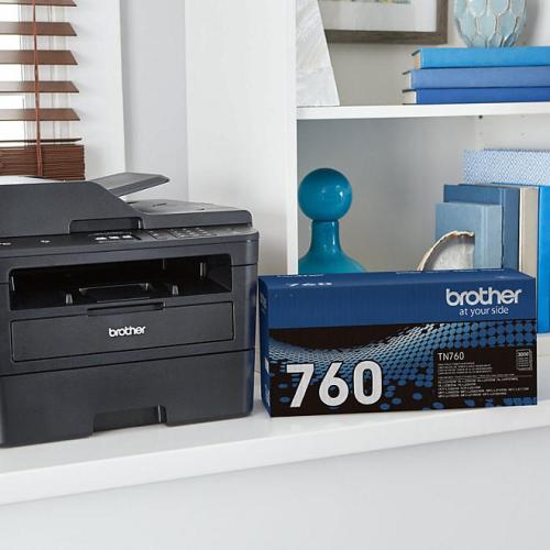 Brother TN760 High-Yield Toner, Black - Save $5 with purchase of Member's Mark Multipurpose Copy Paper Case