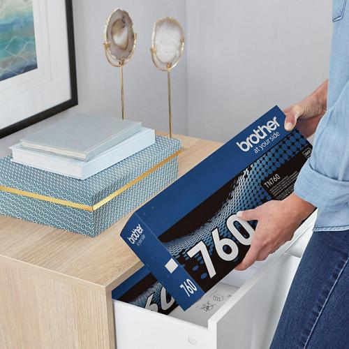Brother TN760 High-Yield Toner, Black - Save $5 with purchase of Member's Mark Multipurpose Copy Paper Case