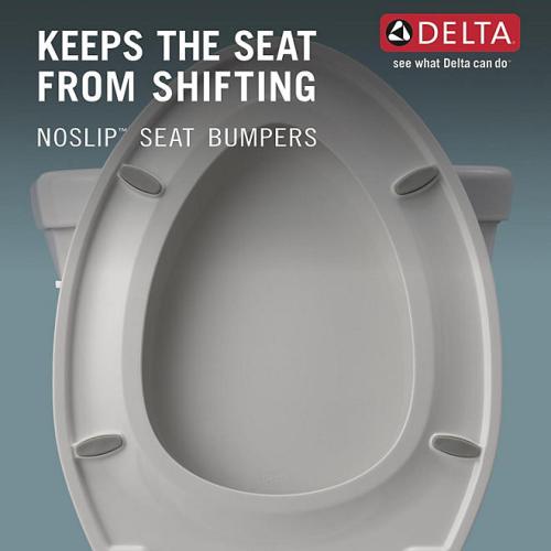 Delta Wycliffe Slow-Close Elongated Toilet Seat, White