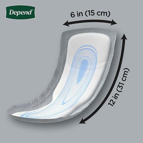 Depend Incontinence Guards for Men, Maximum Absorbency (52 ct., 2 pk.)