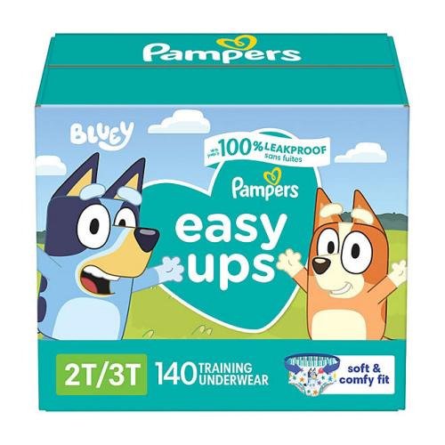 Pampers Easy Ups Training Pants Underwear Sizes: 2T-6T