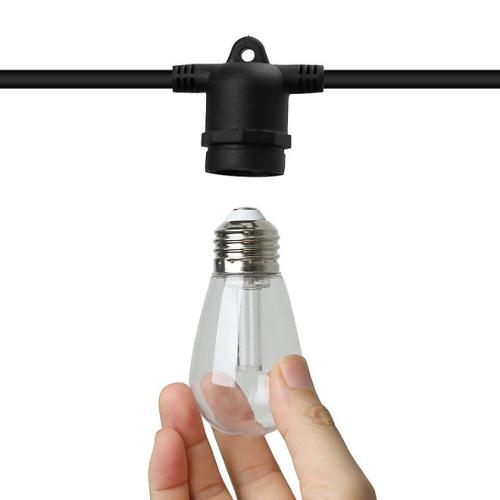 Westinghouse 36' Solar Powered LED Color Changing String Light Set, 15 Bulbs with Remote Control