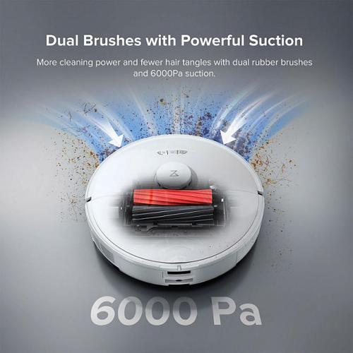 Roborock S8Pro Ultra Robot Vacuum and Mop, Auto-Drying, Self-Washing, Liftable Dual Brush & Sonic Mop, 6000Pa Suction, Self-Refilling, Self-Emptying, Obstacle Avoidance