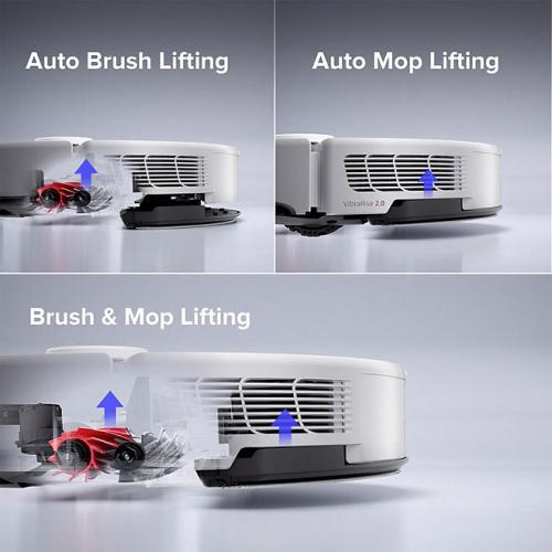 Roborock S8Pro Ultra Robot Vacuum and Mop, Auto-Drying, Self-Washing, Liftable Dual Brush & Sonic Mop, 6000Pa Suction, Self-Refilling, Self-Emptying, Obstacle Avoidance