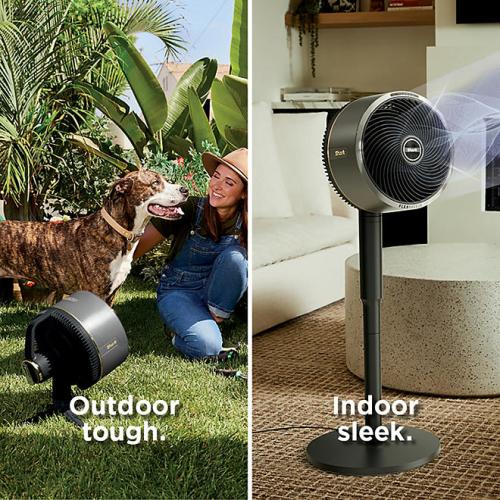 Shark FlexBreeze Fan with InstaCool Mist Attachment, Cordless & Corded, Outdoor & Indoor