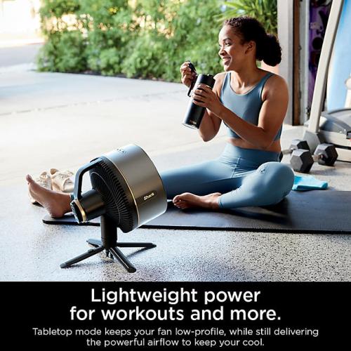 Shark FlexBreeze Fan with InstaCool Mist Attachment, Cordless & Corded, Outdoor & Indoor