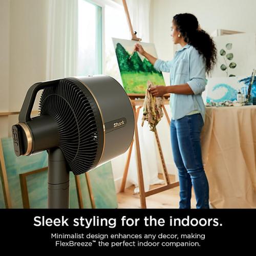 Shark FlexBreeze Fan with InstaCool Mist Attachment, Cordless & Corded, Outdoor & Indoor
