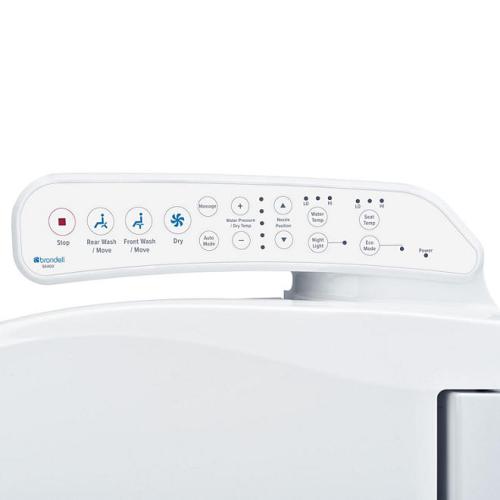 Brondell Swash SE400 Advanced Bidet Seat, Round White