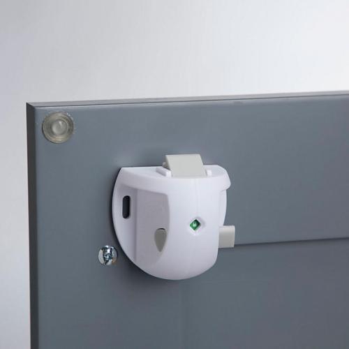 Safety 1st Adhesive Magnetic Lock System, 8 Locks And 2 Keys, White