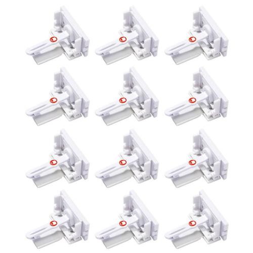 Safety 1st Secure-to-Explore Adhesive Locks, 12 locks, White