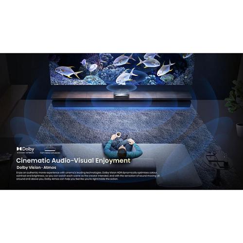 Hisense Smart 4K UHD Ultra Short Throw Laser Cinema Projector