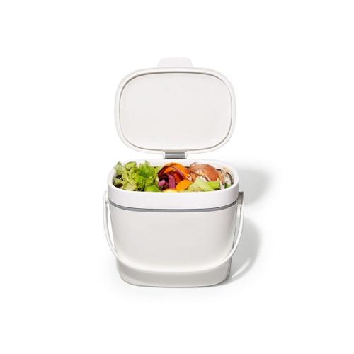 OXO 1.75 Gallon Compost Bin, White - White