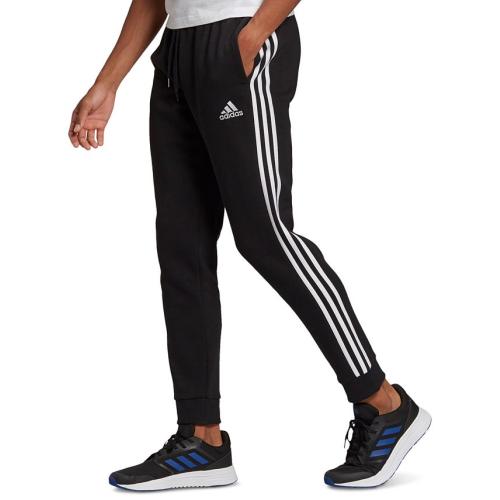 Size 2XL adidas Men's Fleece Jogger Pants - Black
