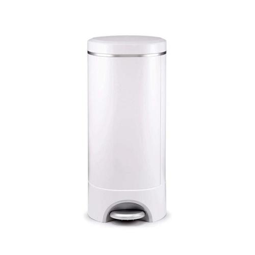 Munchkin Step Diaper Pail Powered by Arm & Hammer, White - White