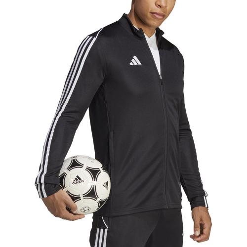 adidas Men's Tiro 23 Slim-Fit Performance 3-Stripes Track Jacket - Black - 3XLT