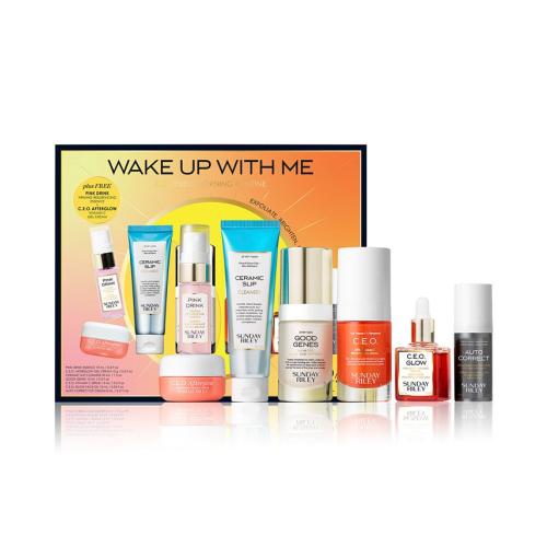 Set of 7 Sunday Riley 7-Pc. Wake Up With Me Complete Morning Routine Skincare Set