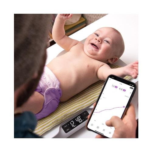 Bluetooth Smart Baby Scale - White - ONE SIZE