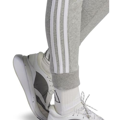 SIZE MEDIUM.  adidas Women's 3-Stripe Cotton Fleece Sweatpant Jogger - Gray - M