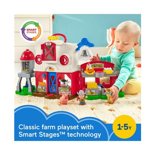Fisher-Price Little People Caring for Animals Farm, Action Playset - Multi