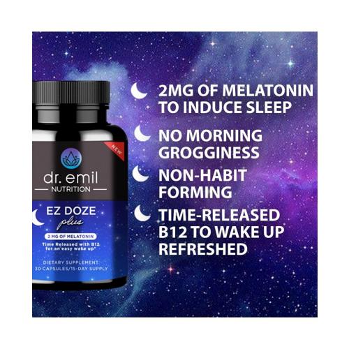 DR. EMIL NUTRITION EZ DOZE PLUS CAPSULES - Blue - 60 Count